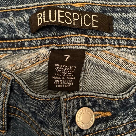 Bluespice low rise wide leg jeans sz 7 - Picture 10 of 13